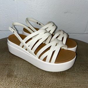White Strappy Brooklyns